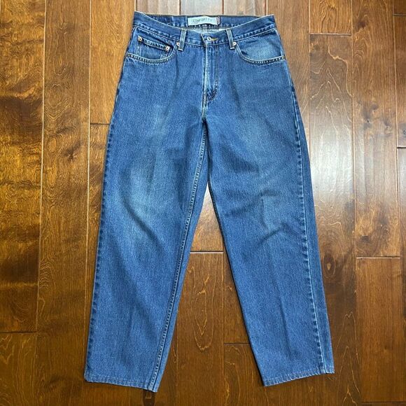 Levi's 560 Vintage Y2K Comfort Loose Fit Denim Blue Jeans Men's Size 32 x 31 - Picture 4 of 10